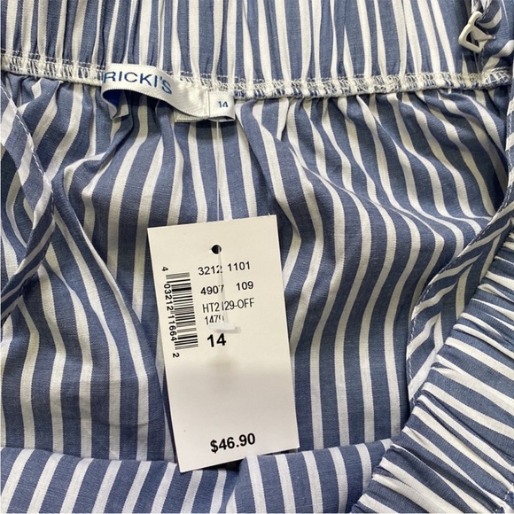 BNWT Ricki's Tie-Sleeve Off-Shoulder Blouse 🌺 Size 14 - Picture 8 of 11